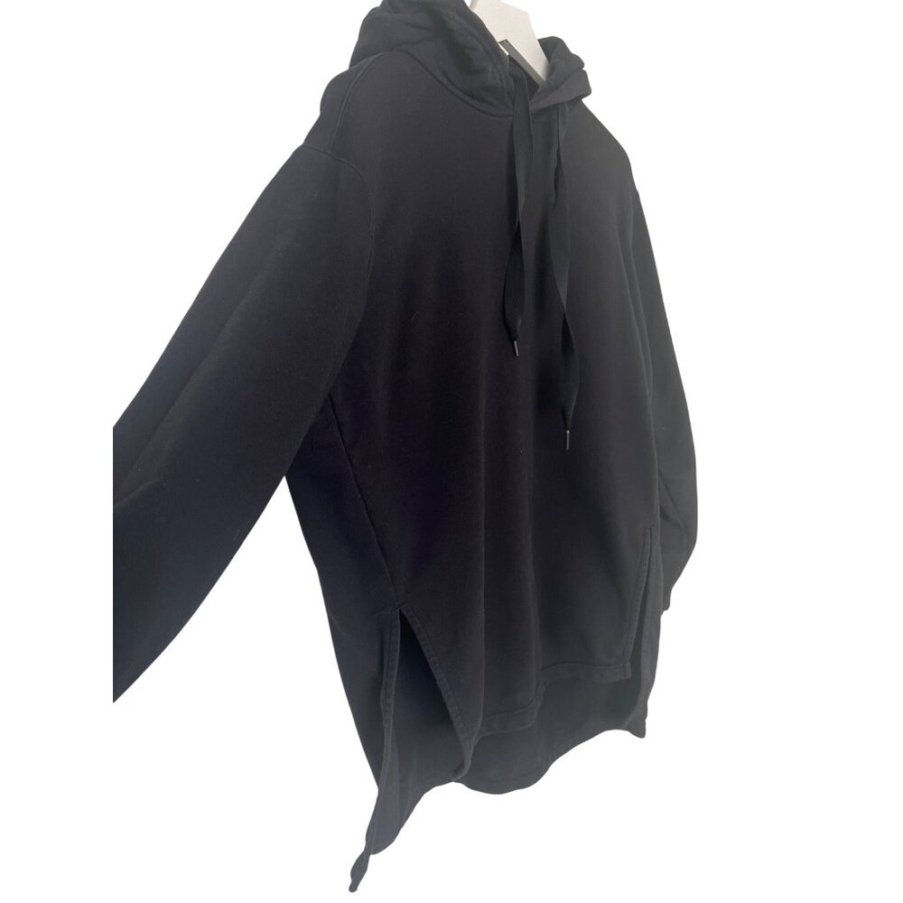 Athleta Yogi Oversized Black Hoodie With Side Slits - Picture 5 of 7